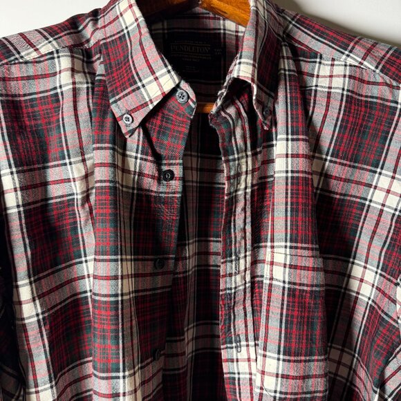 Pendleton- Sir Pendleton Plaid Shirt MACDONALD TARTAN 100% WOOL SZ Tall XXL - Picture 6 of 8
